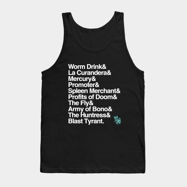 Blast Tyrant Characters Tank Top by KidCrying